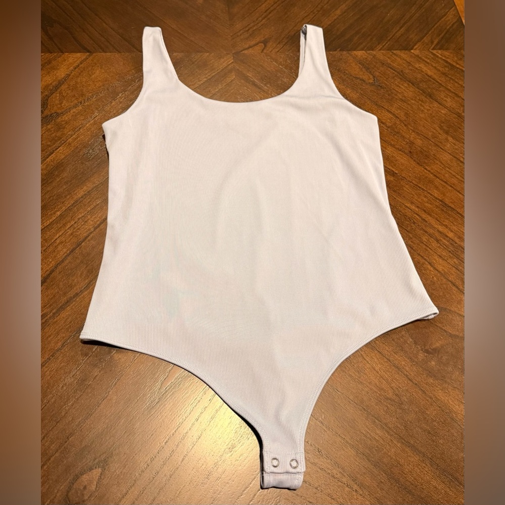 Express Lavender Body Contour Thong Bodysuit
